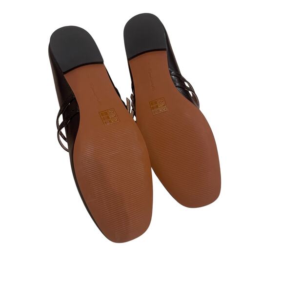 Madewell Women's True Black The Greta Double-Strap Ballet Flat Size 6 NWOT - Picture 7 of 11